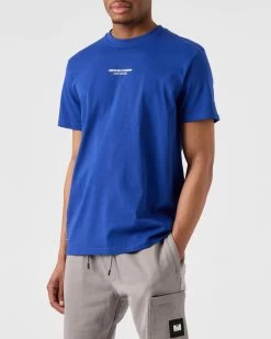 Weekend Offender Millergrove T-Shirt Electric -Fashion sportswear TSSS2306 MILLERGROVE ELECTRIC 5078