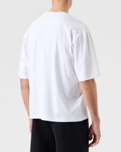 Weekend Offender Fury Oversized T-Shirt White -Fashion sportswear TSSS2312 FURY WHITE 5804 MODEL