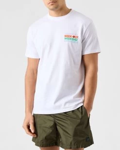 Weekend Offender Week In Week Out Graphic T-Shirt White -Fashion sportswear TSSS2316 WEEK IN WEEK OUT WHITE 4321