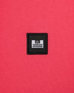 Weekend Offender Cannon Beach T-Shirt Anthurium Pink -Fashion sportswear TSSS2401 CANNON BEACH ANTHURIUM 3176