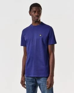 Weekend Offender Cannon Beach T-Shirt Bright Navy -Fashion sportswear TSSS2401 CANNON BEACH BRIGHT NAVY 6712