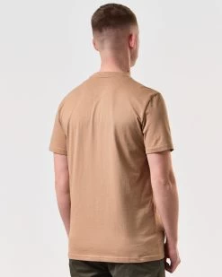 Weekend Offender Cannon Beach T-Shirt Cognac Brown 9 Weekend Offender Cannon Beach T-Shirt Cognac Brown -Fashion sportswear TSSS2401 CANNON BEACH COGNAC 6389 MODEL