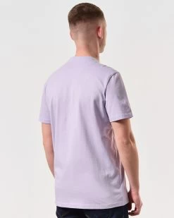 Weekend Offender Cannon Beach T-Shirt Periwinkle -Fashion sportswear TSSS2401 CANNON BEACH PERIWINKLE 6156 MODEL