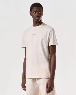 Weekend Offender Millergrove T-Shirt Alabaster/Anthurium Pink -Fashion sportswear TSSS2402 MILLERGROVE ALABASTER 6634