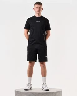 Weekend Offender Mytros Shorts Black/Alabaster -Fashion sportswear TSSS2402 MILLERGROVE BLACK 5968 MODEL c9dd43e2 f2db 4a0d b7e9 d1c9971676bc