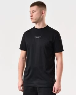 Weekend Offender Millergrove T-Shirt Black/Alabaster -Fashion sportswear TSSS2402 MILLERGROVE BLACK 5970 MODEL
