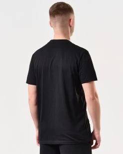 Weekend Offender Millergrove T-Shirt Black/Alabaster -Fashion sportswear TSSS2402 MILLERGROVE BLACK 5971 MODEL