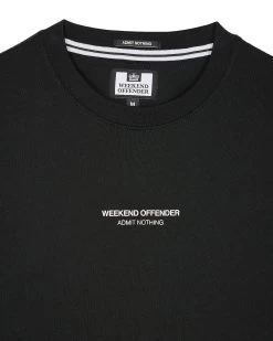 Weekend Offender Millergrove T-Shirt Black/Alabaster -Fashion sportswear TSSS2402 MILLERGROVE BLACK ALABASTER 3446