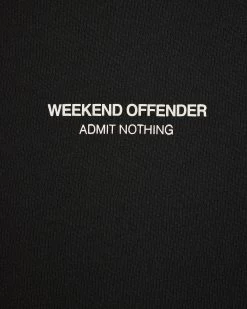 Weekend Offender Millergrove T-Shirt Black/Alabaster -Fashion sportswear TSSS2402 MILLERGROVE BLACK ALABASTER 3447