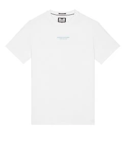 Weekend Offender Millergrove T-Shirt White/Saltwater Blue - Plus Size