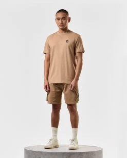 Weekend Offender Garcia T-Shirt Cognac Brown -Fashion sportswear TSSS2403 GARCIA COGNAC 3744 MODEL
