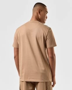 Weekend Offender Garcia T-Shirt Cognac Brown -Fashion sportswear TSSS2403 GARCIA COGNAC 3755 MODEL