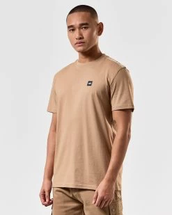 Weekend Offender Garcia T-Shirt Cognac Brown -Fashion sportswear TSSS2403 GARCIA COGNAC 3758 MODEL