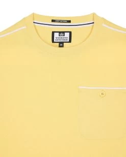 Weekend Offender Kea Pocket T-Shirt Butter Yellow -Fashion sportswear TSSS2408 KEA BUTTER 3584