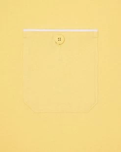Weekend Offender Kea Pocket T-Shirt Butter Yellow -Fashion sportswear TSSS2408 KEA BUTTER 3586
