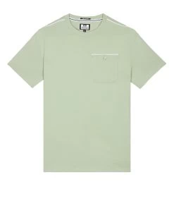 Weekend Offender Kea Pocket T-Shirt Pale Moss Green