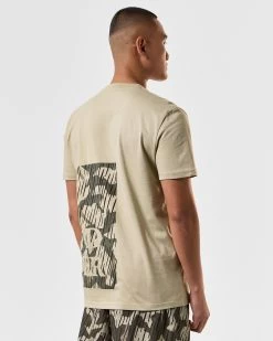 Weekend Offender Noosa T-Shirt Castle Green Rain Camo -Fashion sportswear TSSS2410 NOOSA RAIN CAMO 4200 MODEL