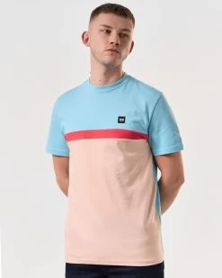 Weekend Offender Murvica T-Shirt Saltwater Blue -Fashion sportswear TSSS2412 MURVICA SALTWATER 6104 MODEL