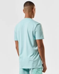 Weekend Offender Tabiti Pocket T-Shirt Celeste Green 9 Weekend Offender Tabiti Pocket T-Shirt Celeste Green -Fashion sportswear TSSS2413 TABITI CELESTE 4161 MODEL