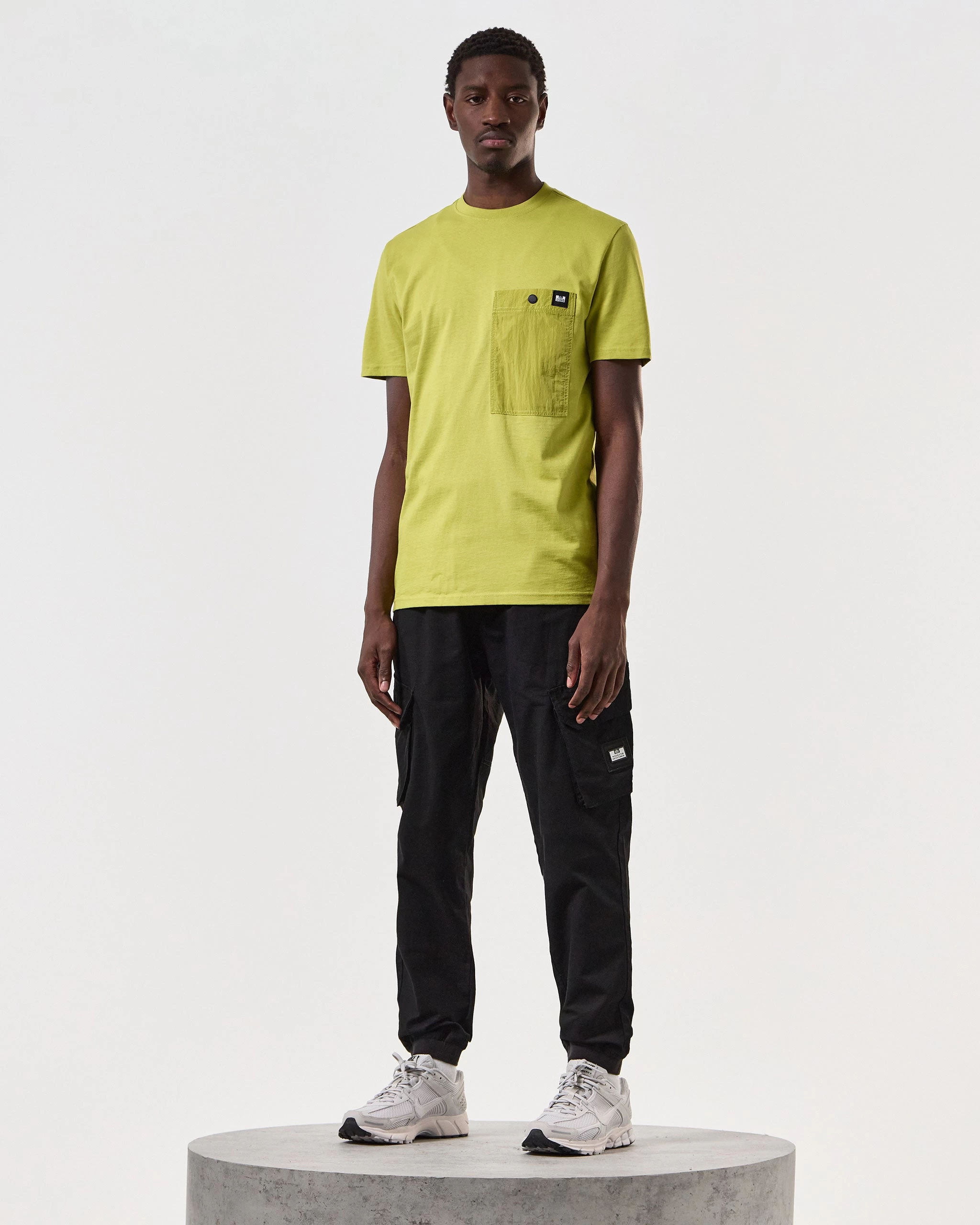 Weekend Offender Tabiti Pocket T-Shirt Limeish Green 2 Weekend Offender Tabiti Pocket T-Shirt Limeish Green - Image 2