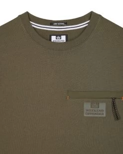 Weekend Offender Koekohe T-Shirt Castle Green -Fashion sportswear TSSS2414 KOEKOHE CASTLE GREEN 5486