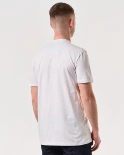 Weekend Offender Gorman Pocket T-Shirt White -Fashion sportswear TSSS2416 GORMAN WHITE 6123 MODEL
