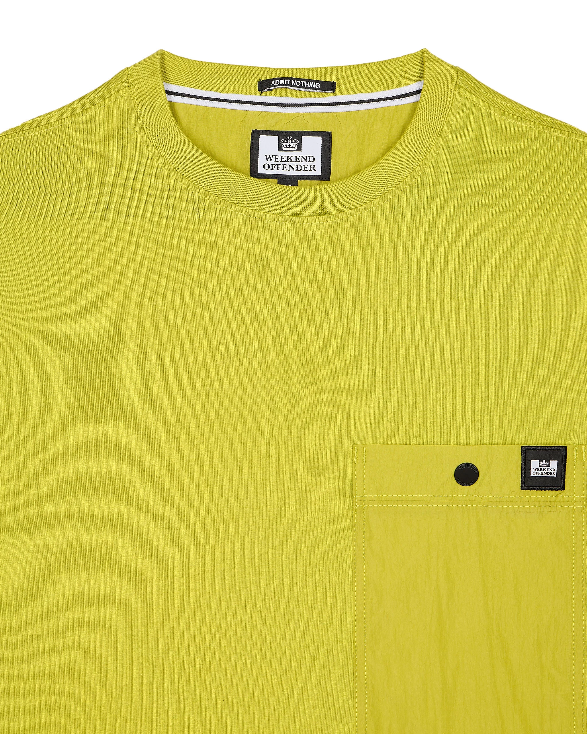 Weekend Offender Tabiti Pocket T-Shirt Limeish Green 5 Weekend Offender Tabiti Pocket T-Shirt Limeish Green - Image 5