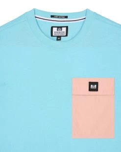 Weekend Offender Stiniva T-Shirt Saltwater Blue -Fashion sportswear TSSS2419 STINIVA SALTWATER 3316