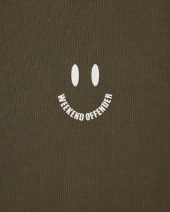 Weekend Offender Smile Graphic T-Shirt Castle Green -Fashion sportswear TSSS2425 SMILE CASTLE GREEN 3334