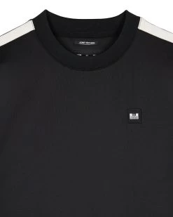 Weekend Offender Gou Taped Neck Track Top Black -Fashion sportswear TTAW23 01 GOU BLACK 3165