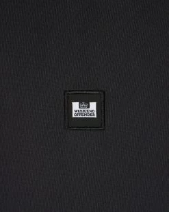 Weekend Offender Gou Taped Neck Track Top Black -Fashion sportswear TTAW23 01 GOU BLACK 3166