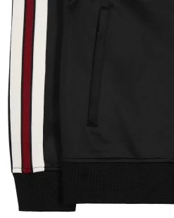 Weekend Offender Pawsa Taped Track Top Black -Fashion sportswear TTAW23 04 PAWSA BLACK 3155