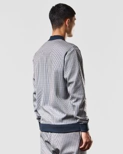 Weekend Offender Solomun Track Top House Check -Fashion sportswear TTAW2303 SOLOMUN CHECK 1271 MODEL