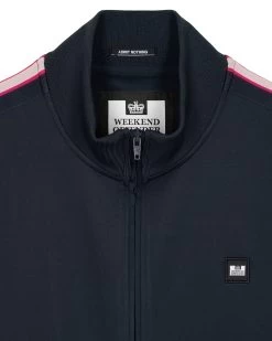 Weekend Offender Pawsa Taped Track Top Navy -Fashion sportswear TTAW2304 PAWSA NAVY 3576