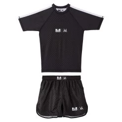 Weekend Offender Violent Money Rashguard And Shorts Set Black