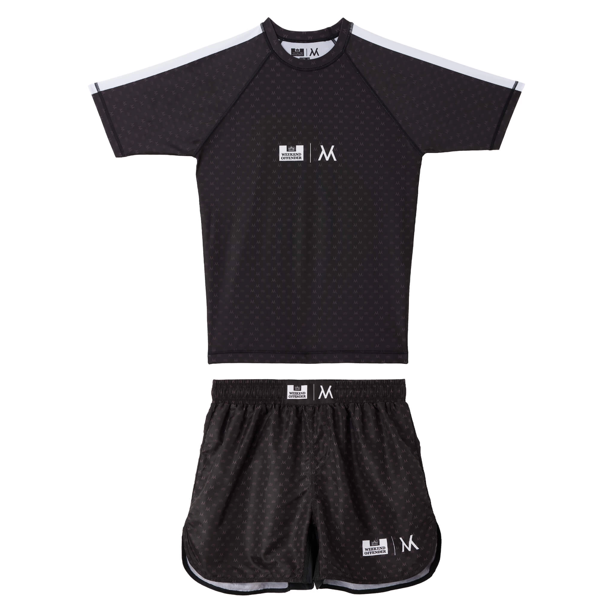 Weekend Offender Violent Money Rashguard And Shorts Set Black 1 Weekend Offender Violent Money Rashguard And Shorts Set Black