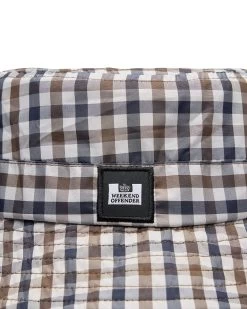 Weekend Offender Queensland Bucket Hat Mid House Check -Fashion sportswear WOACC01 QUEENSLAND MID HOUSE CHECK 10274