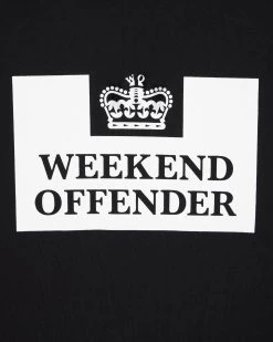 Weekend Offender Kids HM Service Classic Hoodie Black -Fashion sportswear WOHD 370 HM SERVICE HOOD BLACK 2983
