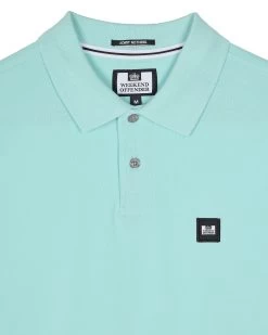 Weekend Offender Caneiros Polo Shirt Celeste Green -Fashion sportswear WOPO100 CANEIROS CELESTE 10542WO