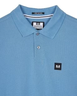 Weekend Offender Caneiros Polo Shirt Coastal Blue -Fashion sportswear WOPO100 CANEIROS COASTAL 10547WO