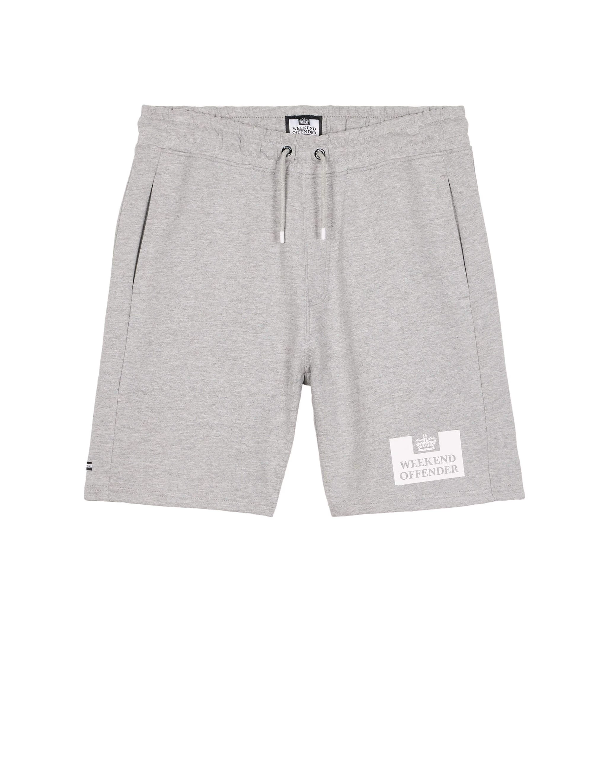 Weekend Offender Action Classic Shorts Grey Marl - Plus Size 1 Weekend Offender Action Classic Shorts Grey Marl - Plus Size