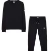 Weekend Offender Tokyo Tracksuit Black - Plus Size