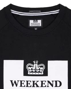 Weekend Offender Penitentiary Classic Sweatshirt Black -Fashion sportswear WOSW 370 PENITENTIARY CLASSIC SWEAT BLACK 10226 0d88cacd 6f7e 404e 91be 165d7606b82a