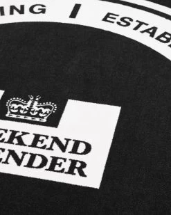 Weekend Offender Large Rug Black -Fashion sportswear WO Rugs LARGE 9027