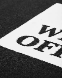 Weekend Offender Large Rug Black -Fashion sportswear WO Rugs LARGE 9028